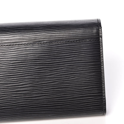 Louis Vuitton Epi Sarah Wallet NM Black 15 of 15