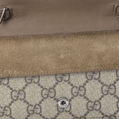 Gucci GG Supreme Monogram Super Mini Dionysus Shoulder Bag Taupe 13 of 14