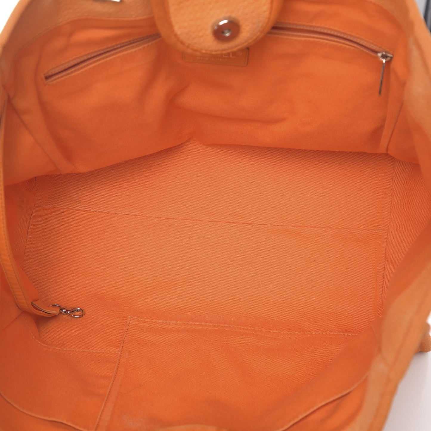 Canvas Medium Deauville Tote Orange