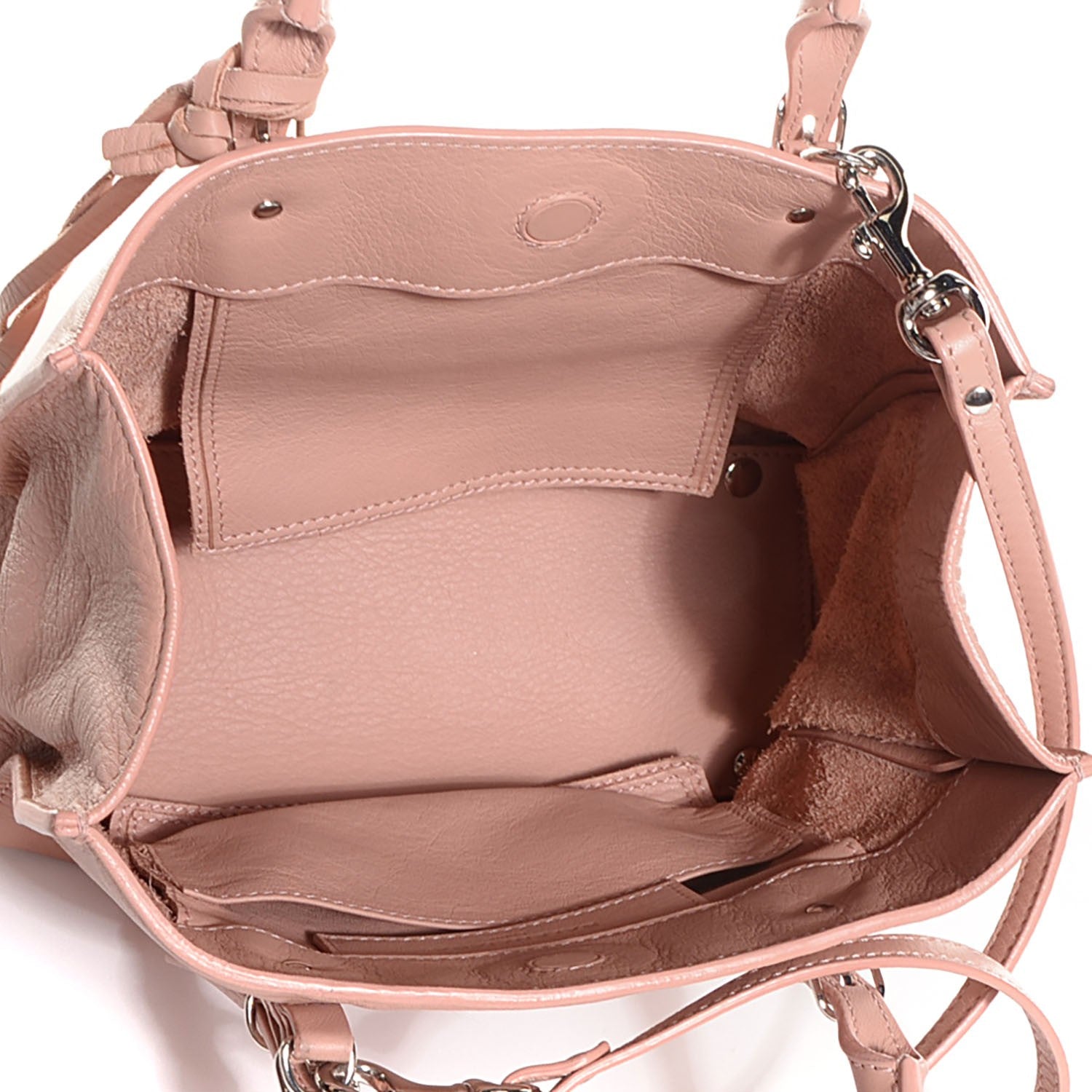 Balenciaga Calfskin Papier Mini A4 Tote Rose Aubepine 5 of 10