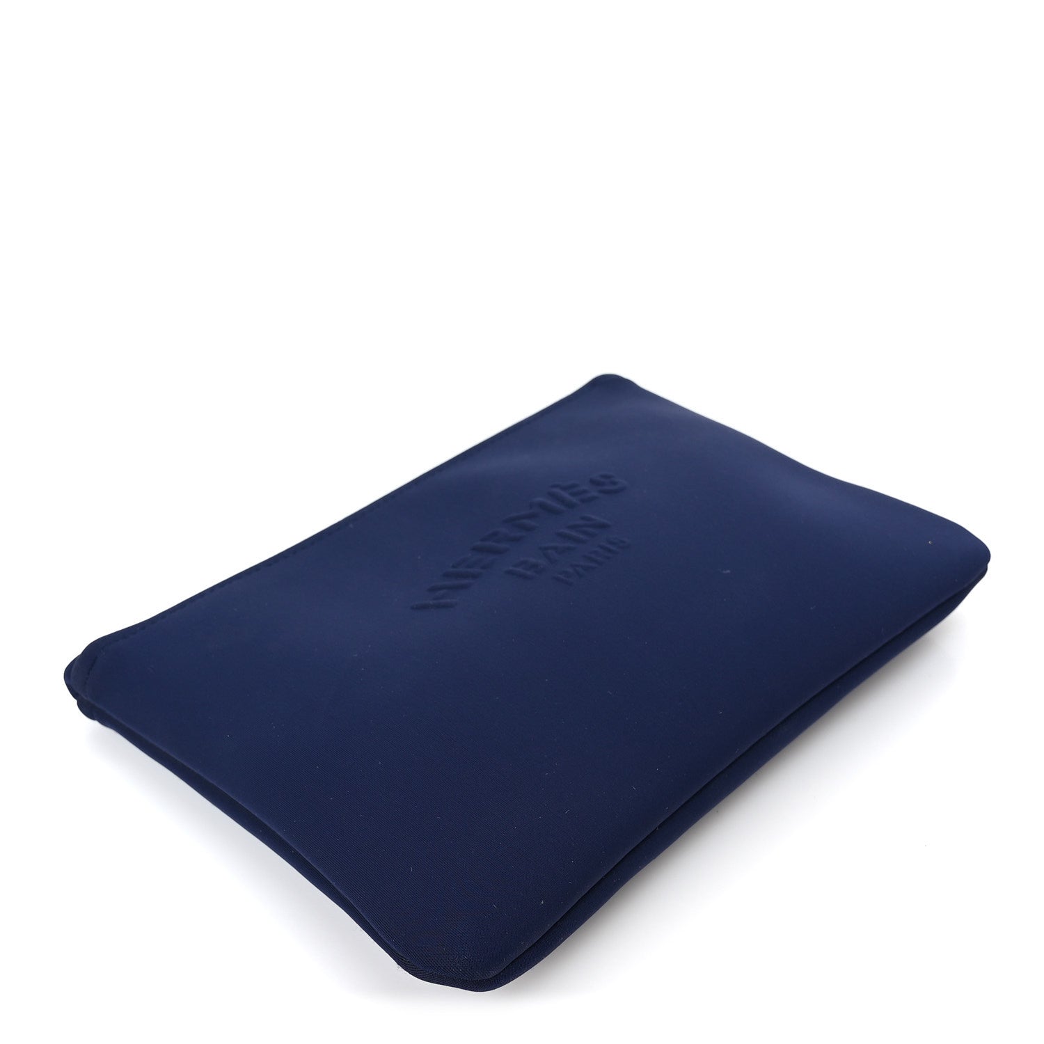 HERMES エルメス  サイズ:50     ネイビー メンズ / 241011011311 Hermes Neoprene Small Neobain Case Marine 1880532 – FASHIONPHILE