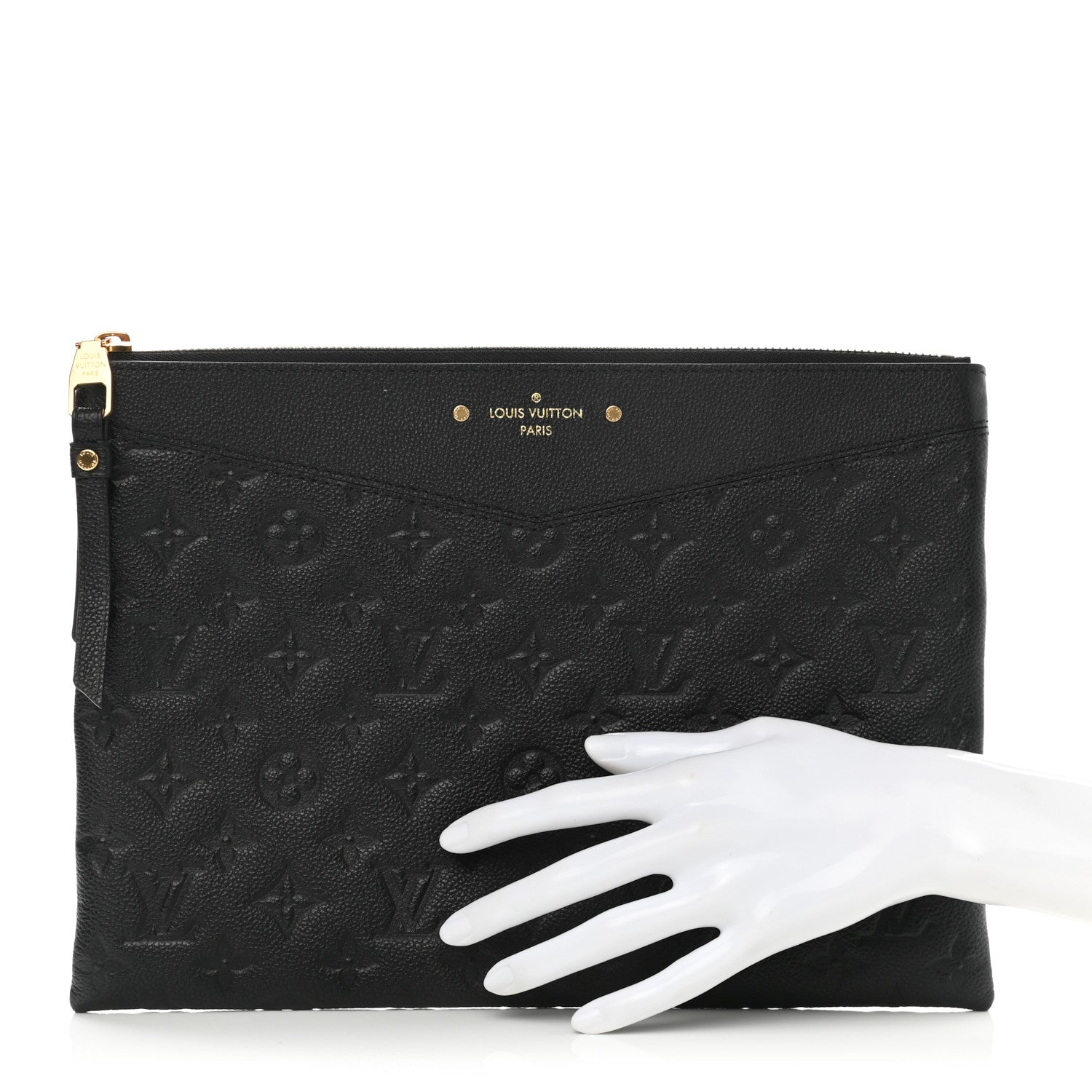 Louis Vuitton Empreinte Daily Pouch Black 2 of 8