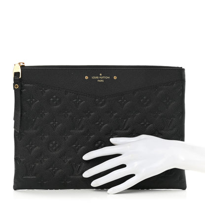 Louis Vuitton Empreinte Daily Pouch Black 2 of 8