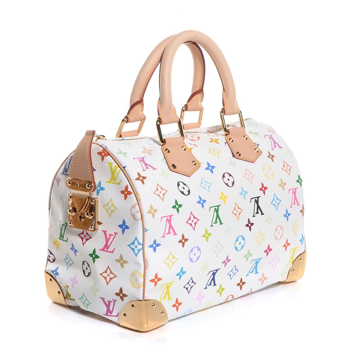 Monogram Multicolor Speedy 30 White