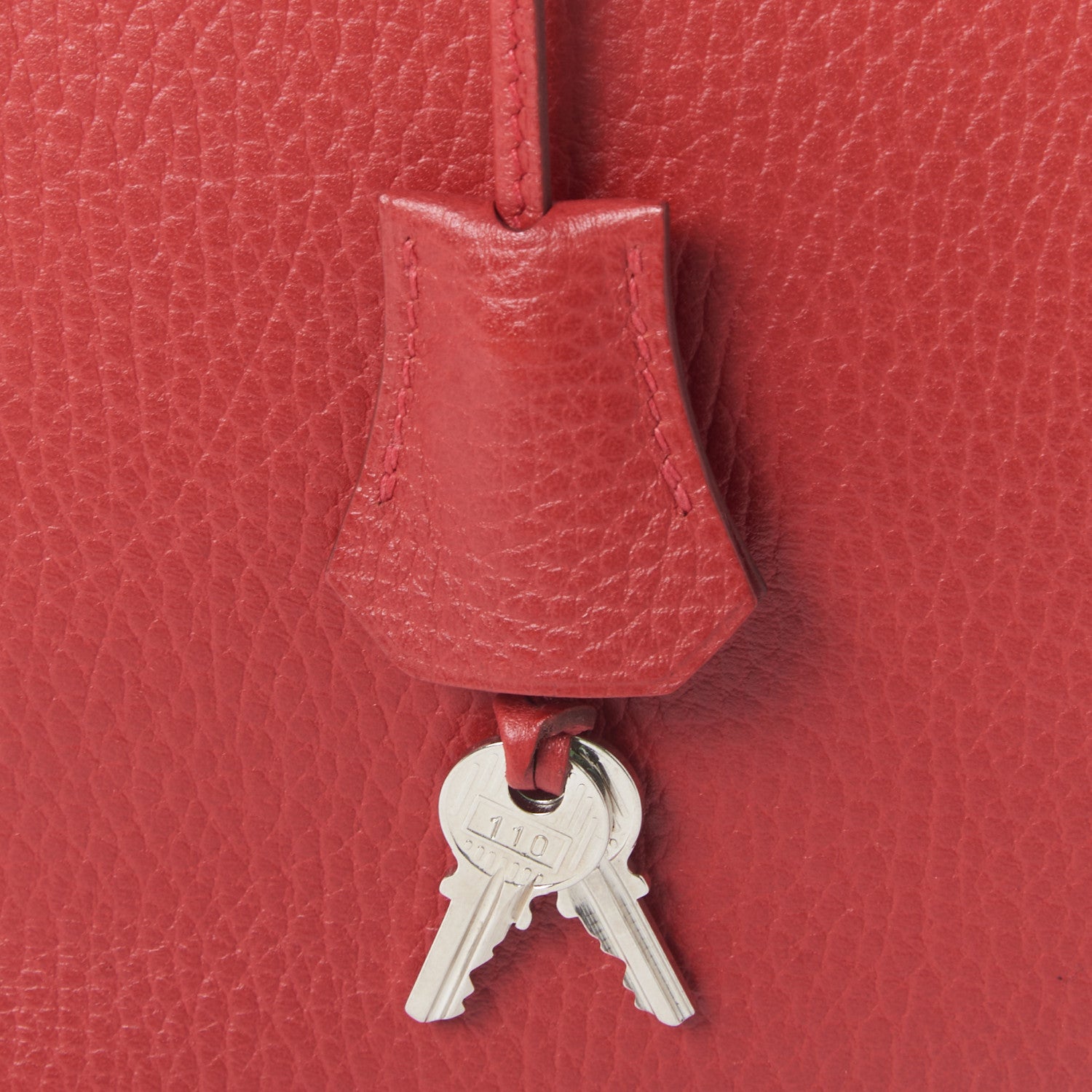 Hermes Ardennes Birkin 35 Rouge Vif 28 of 29