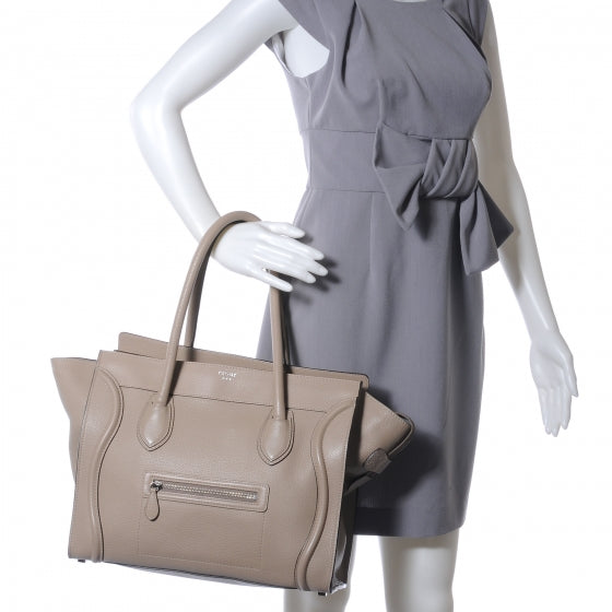 Drummed Leather Shoulder Luggage Dune