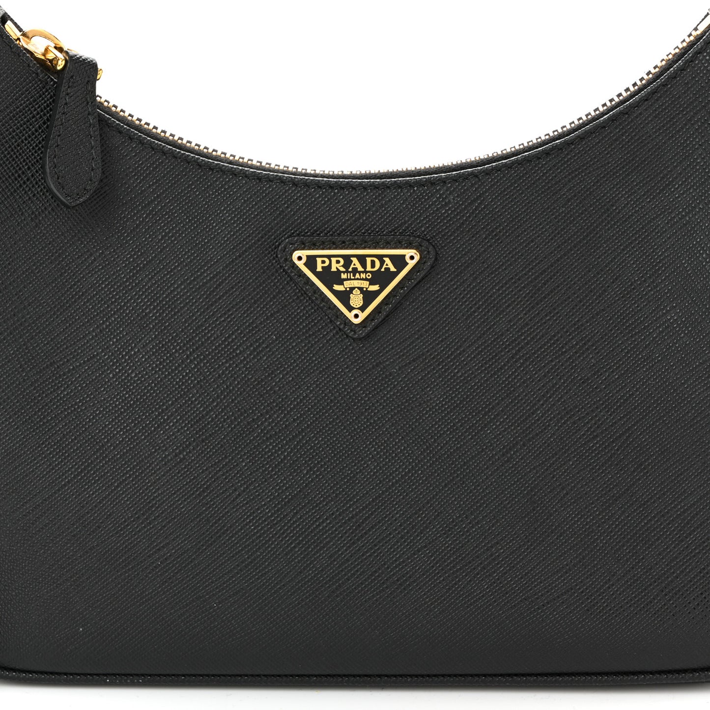 Saffiano Lux Re-Edition 2005 Shoulder Bag Black