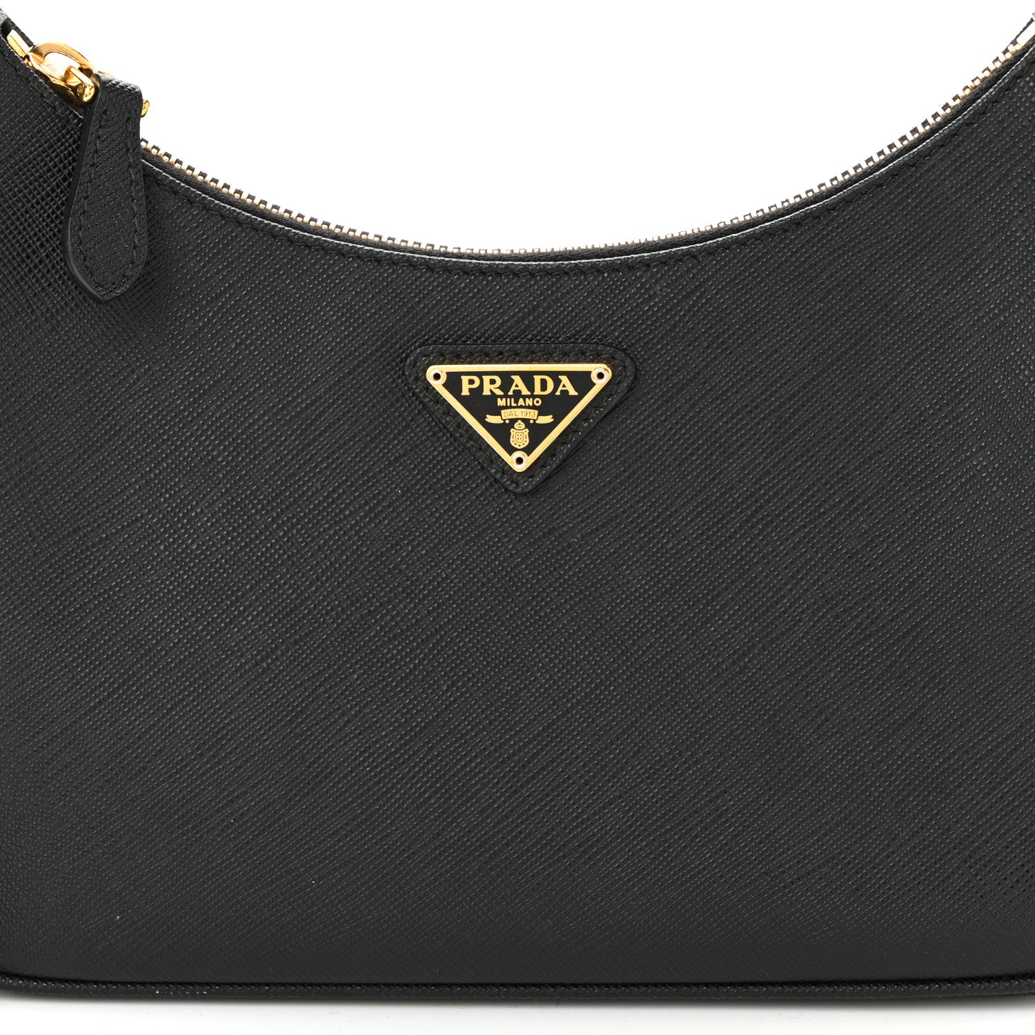 Prada Saffiano Lux Re-Edition 2005 Shoulder Bag Black 9 of 11