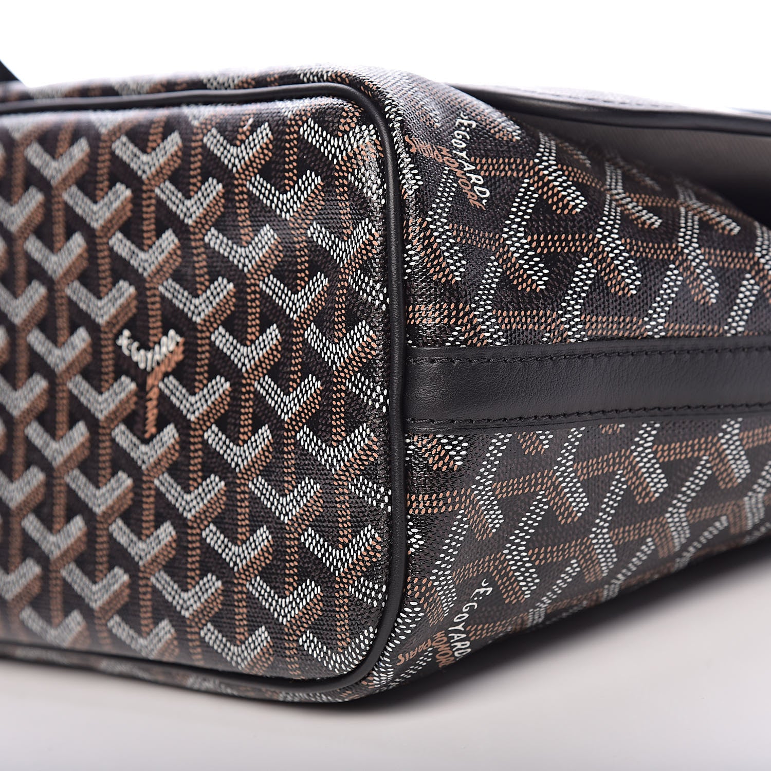 Goyard Goyardine Capetien Messenger Bag Black 8 of 9