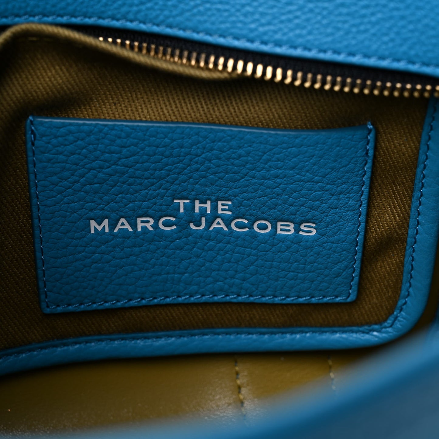 Grained Calfskin Small The Tote Bag Barrier Reef