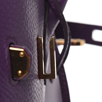 Hermes Togo Birkin 30 Ultraviolet 23 of 33
