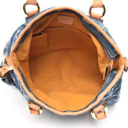 Louis Vuitton Denim Neo Cabby MM Blue 5 of 9