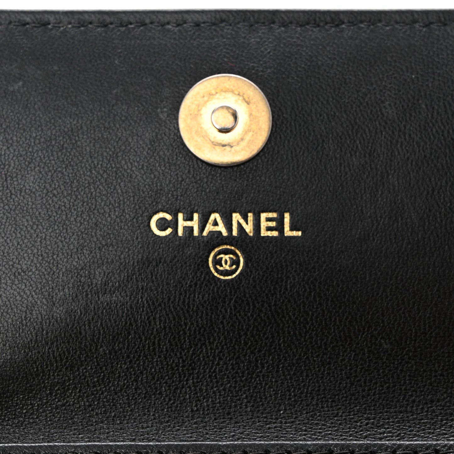 Lambskin Quilted Chanel 19 Flap Belt Bag Black