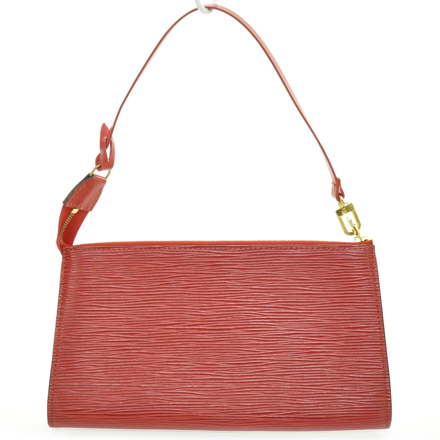 Louis Vuitton Epi Pochette Accessories Bag Red 4 of 8