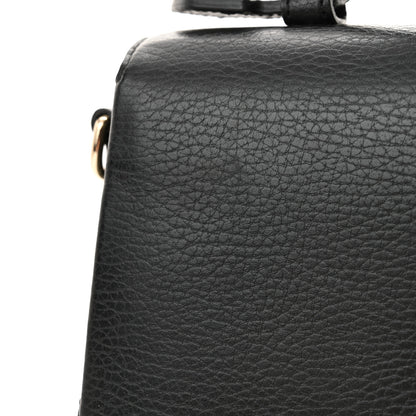 Gucci Dollar Calfskin Interlocking G Top Handle Shoulder Bag Black 15 of 15