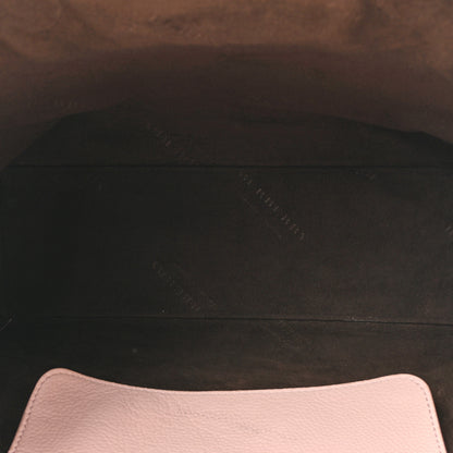 Burberry Grainy Calfskin Remington Tote Pale Ash Rose 5 of 15