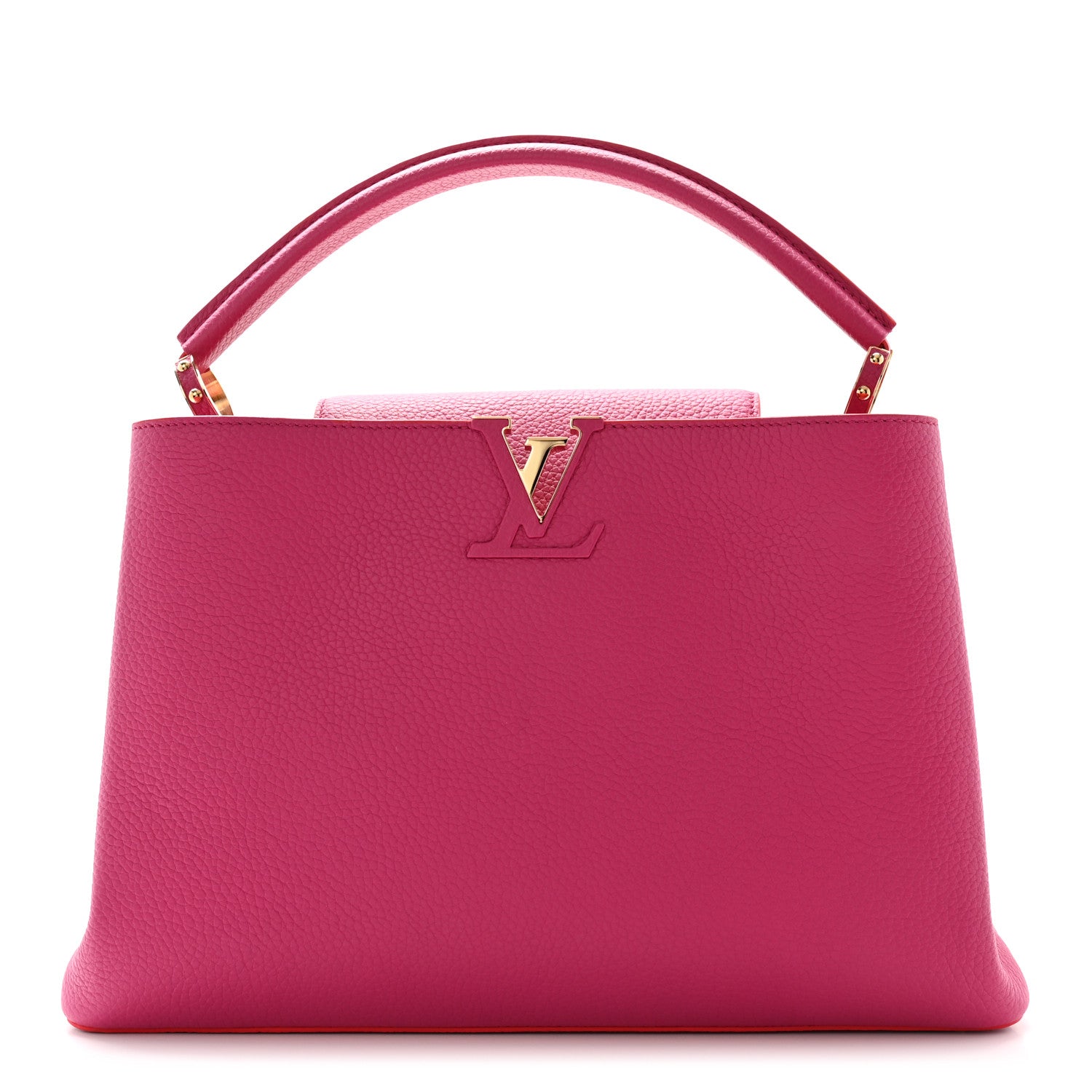 Louis Vuitton Taurillon Capucines Hibiscus Poppy 1 of 13