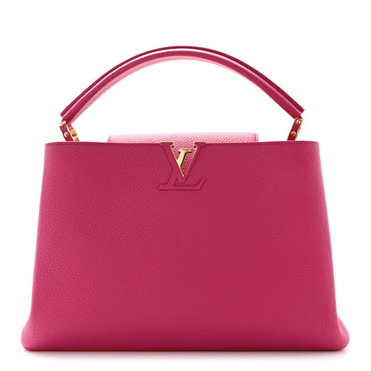 Louis Vuitton Taurillon Capucines Hibiscus Poppy 1 of 13