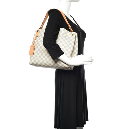 Louis Vuitton Damier Azur Graceful PM Beige 2 of 12