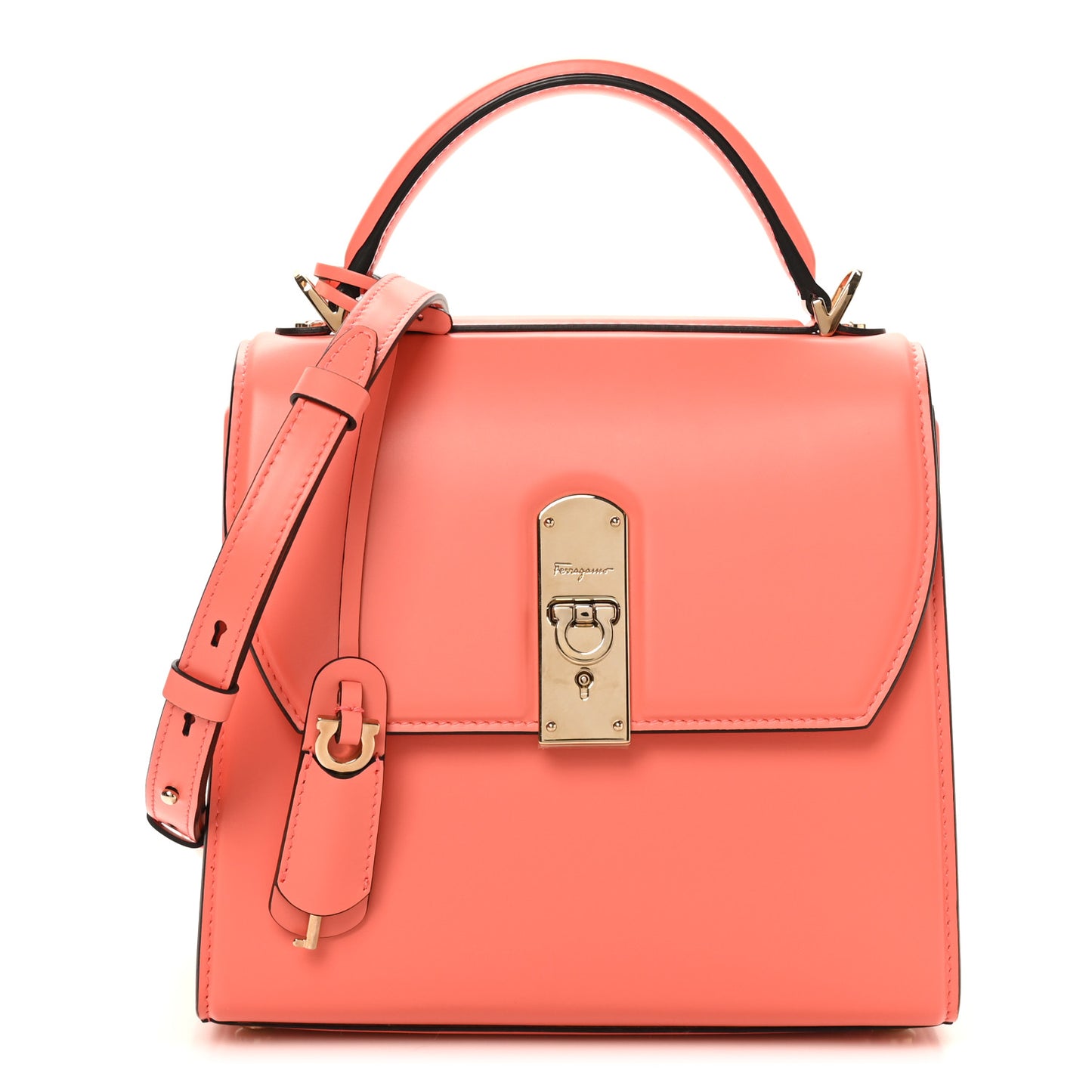 Smooth Calfskin Small Boxyz Orange