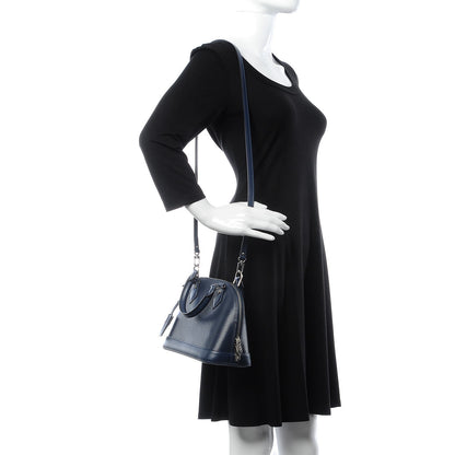 Louis Vuitton Epi Alma BB Indigo 3 of 10