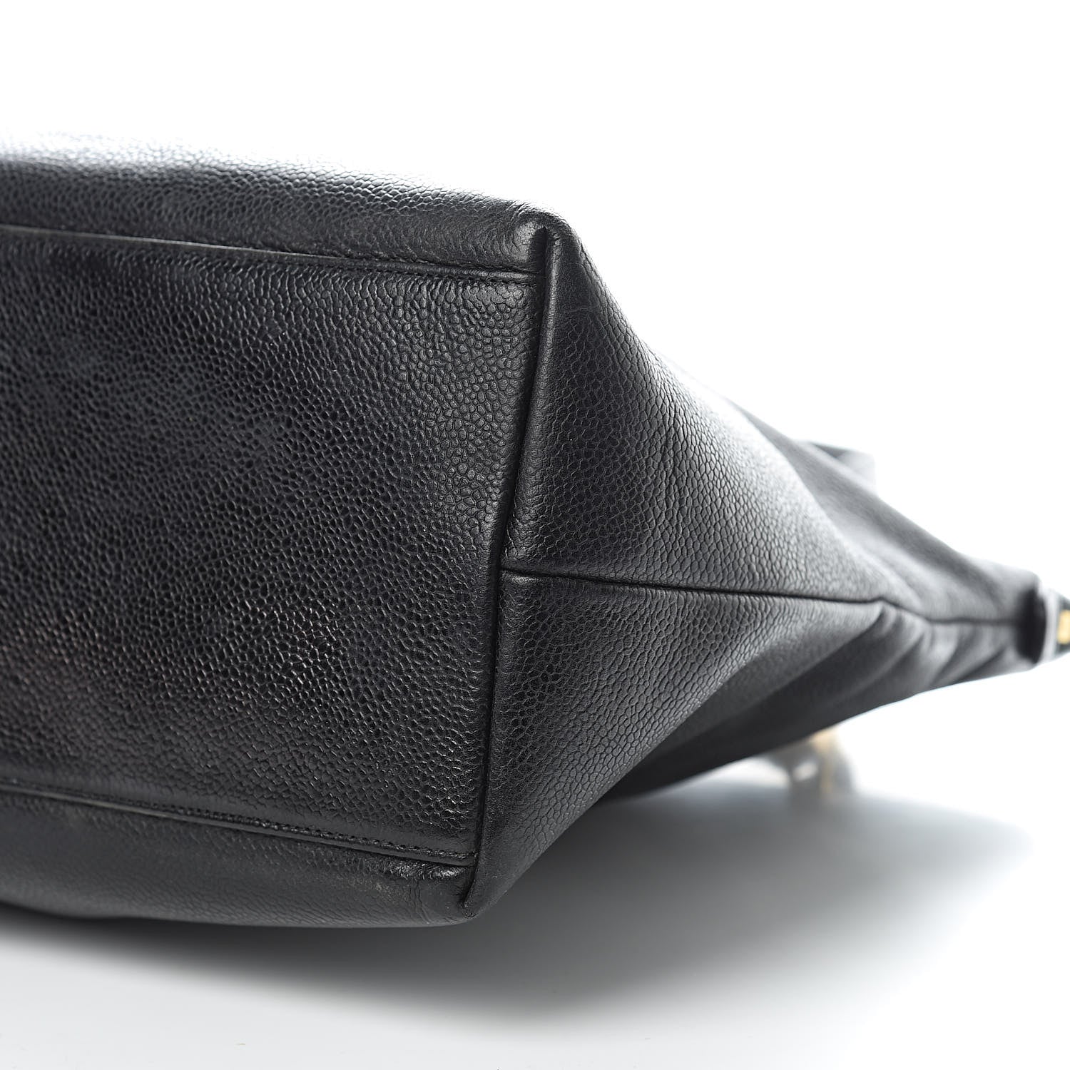Chanel Caviar Large CC Shoulder Bag Black 9 of 13