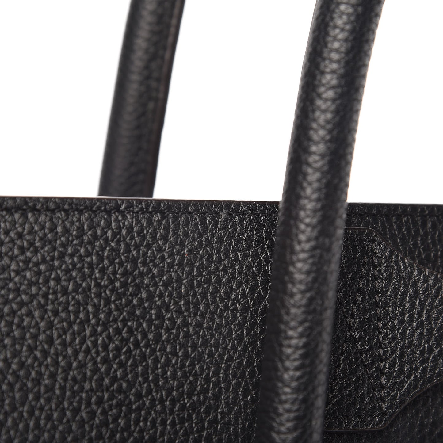 Drummed Calfskin Mini Luggage Black