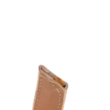 Valentino Garavani Pebbled Calfskin Rockstud Ankle Strap Pumps 36 Poudre 8 of 9