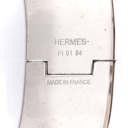 Hermes Enamel Wide Clic Clac H Bracelet PM Bleu Profond 8 of 8
