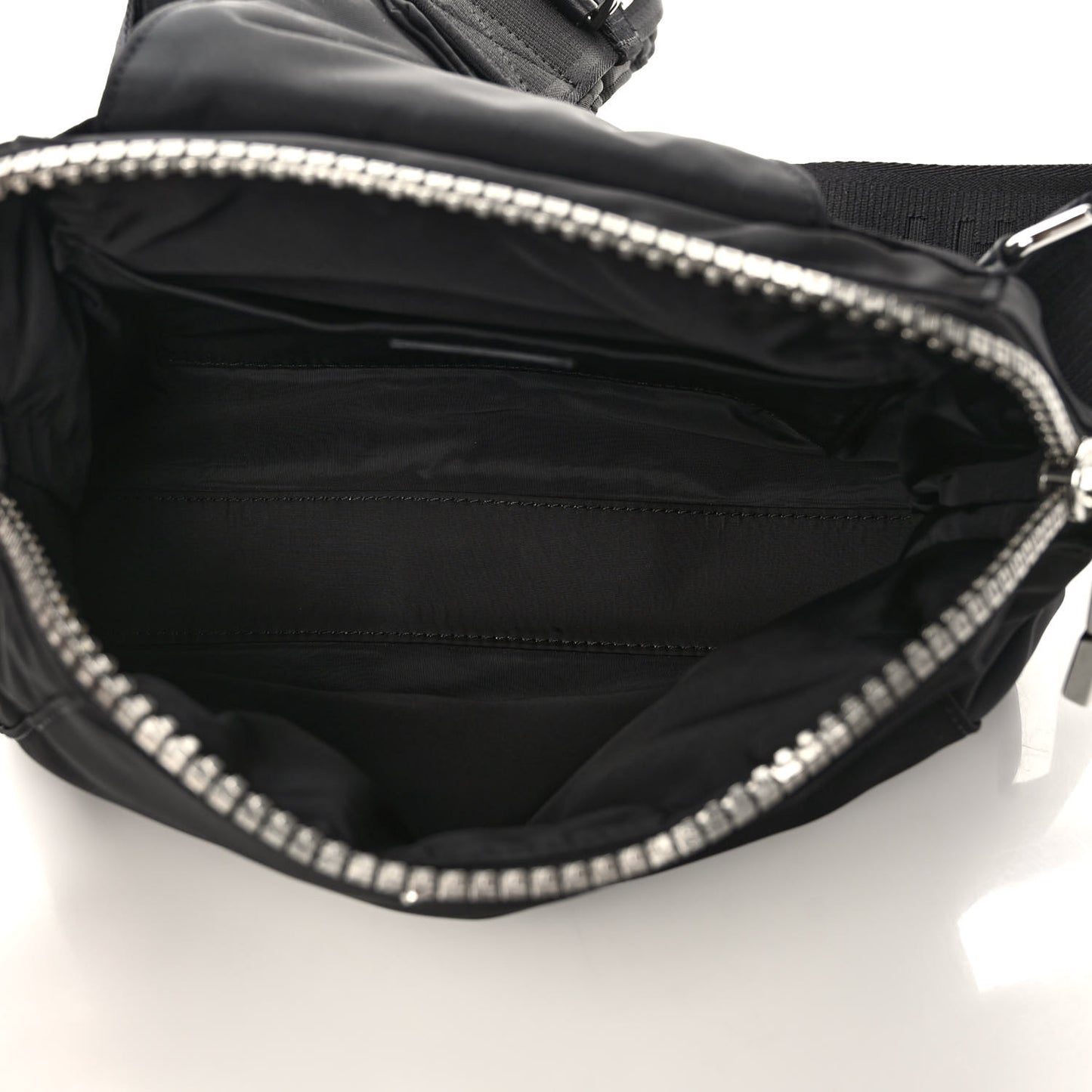 Nylon Antigona Crossbody Bag Black
