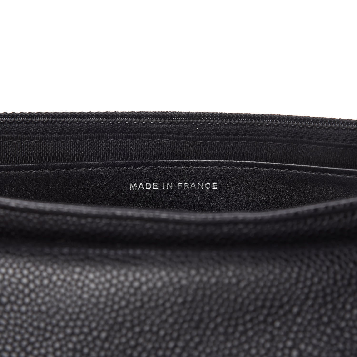 Chanel Caviar Half Moon Wallet On Chain WOC Black 9 of 10
