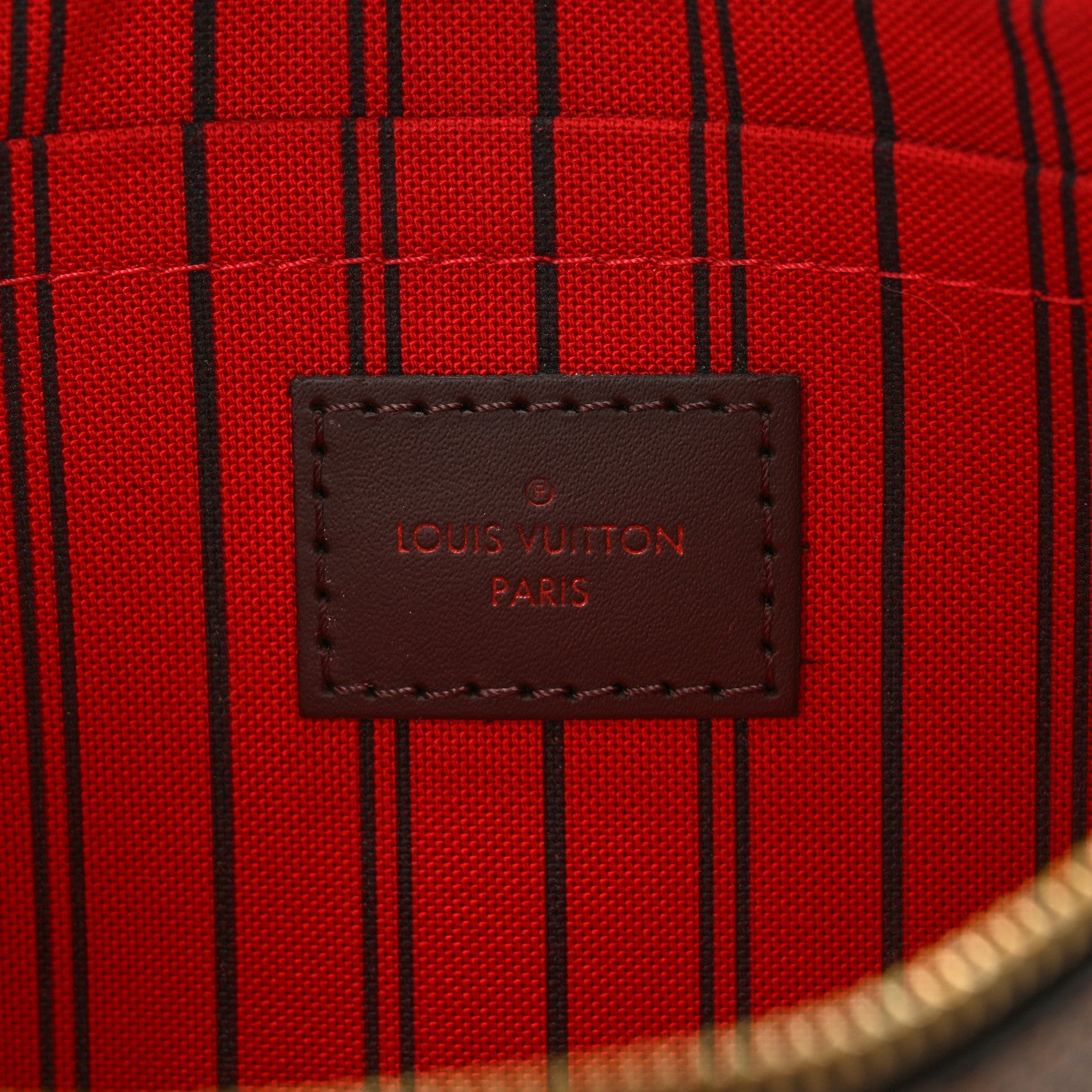 Louis Vuitton Damier Ebene Neverfull MM GM Pochette 5 of 11