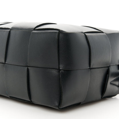 Bottega Veneta Lambskin Maxi Intrecciato Brick Cassette Bag Black 11 of 12