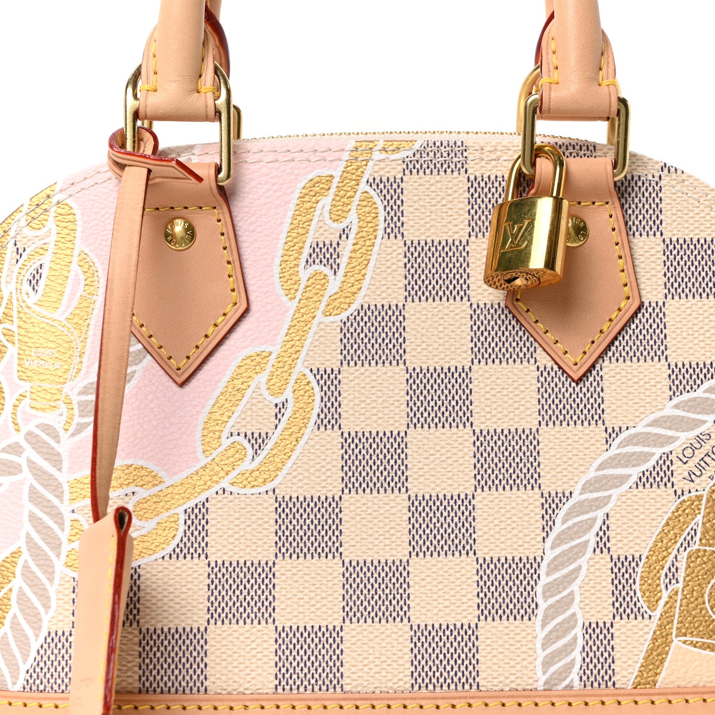 Damier Azur Nautical Alma BB