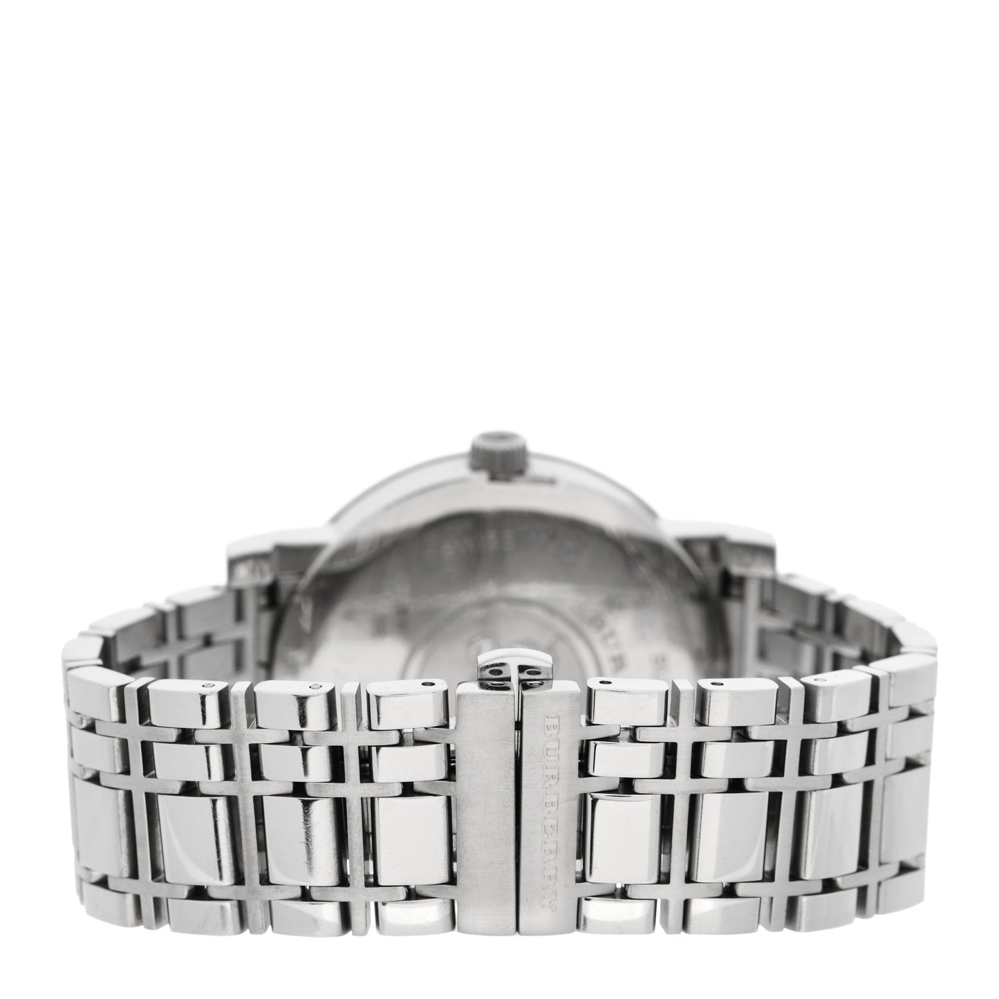 Stainless Steel 38mm Heritage Quartz Watch Black BU1364