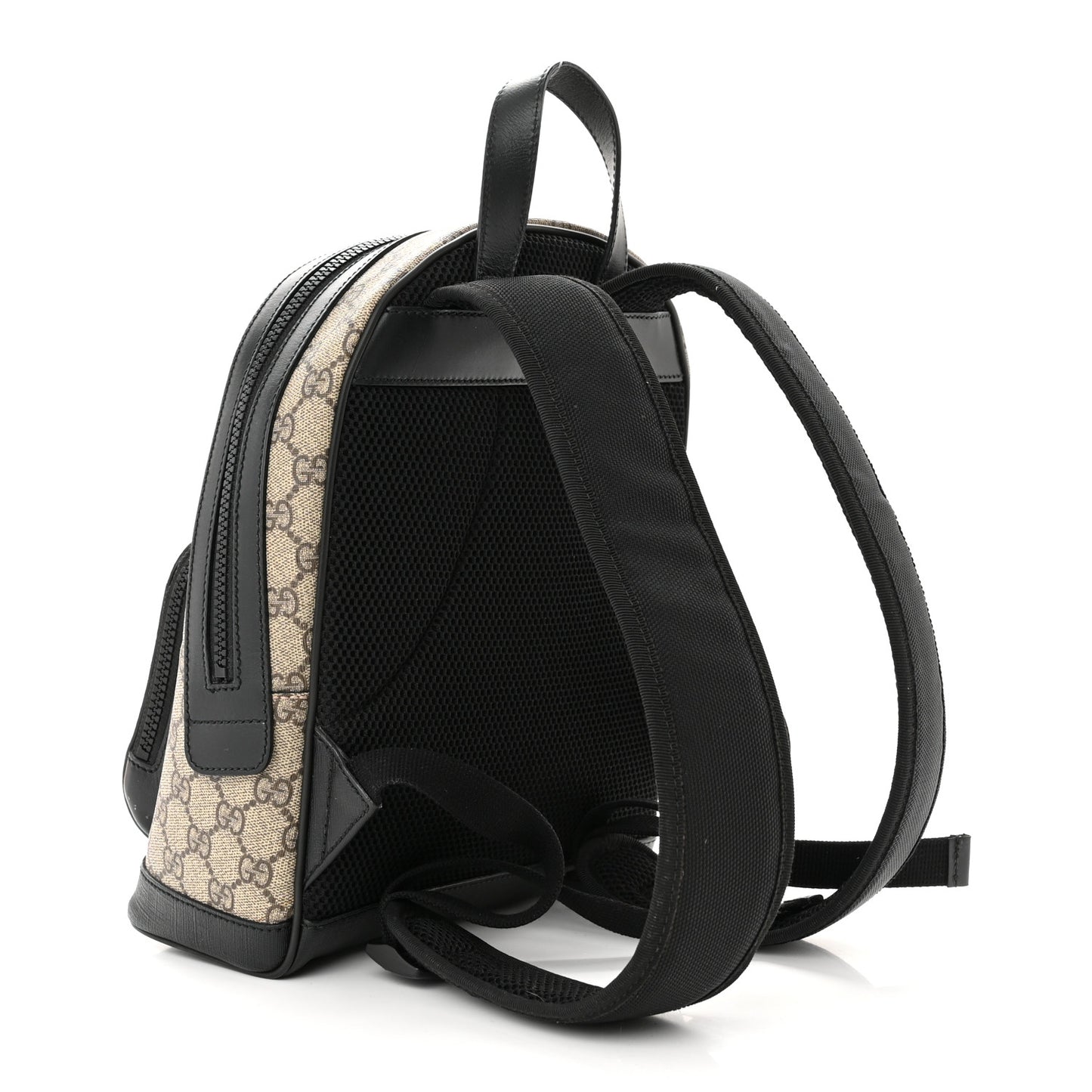 GG Supreme Monogram Small Eden Day Backpack Black