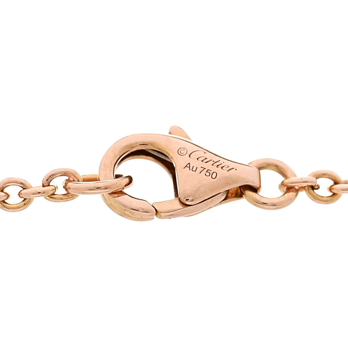 Cartier 18K Pink Gold Interlocking LOVE Bracelet 3 of 6