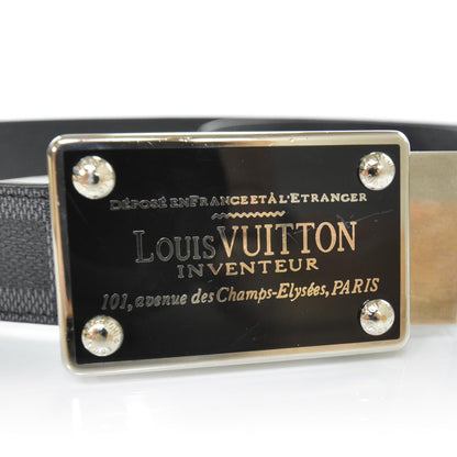 Louis Vuitton Damier Graphite Inventeur Reversible Belt 100 40 5 of 7