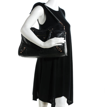 Balenciaga Agneau Giant 12 Rose Gold Hardware City Black 2 of 7
