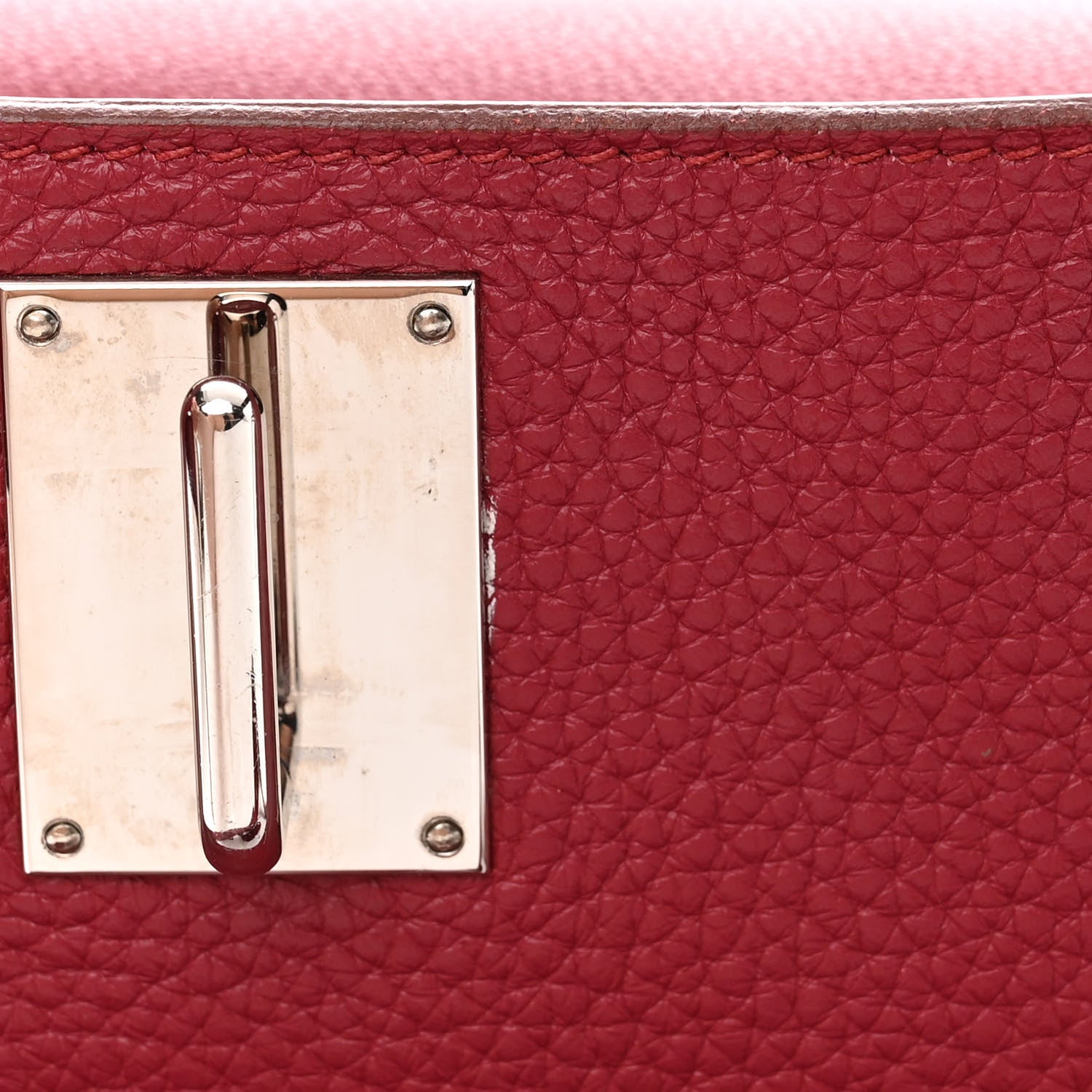 Hermes Taurillon Clemence Jypsiere 34 Rubis 12 of 20