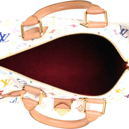 Louis Vuitton Monogram Multicolor Speedy 30 White 5 of 13