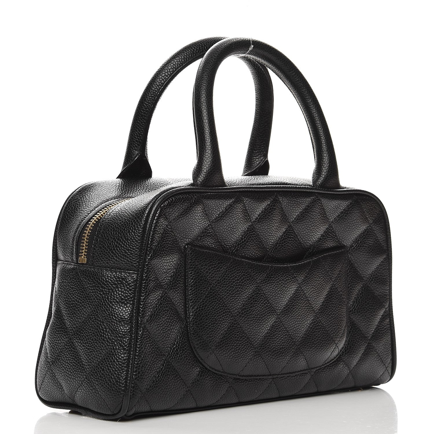 Chanel Caviar Quilted Small Bowler Black 3 of 8