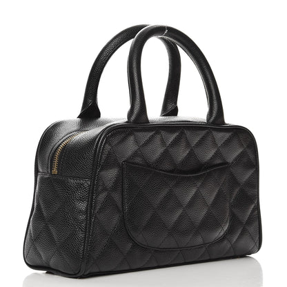 Chanel Caviar Quilted Small Bowler Black 3 of 8