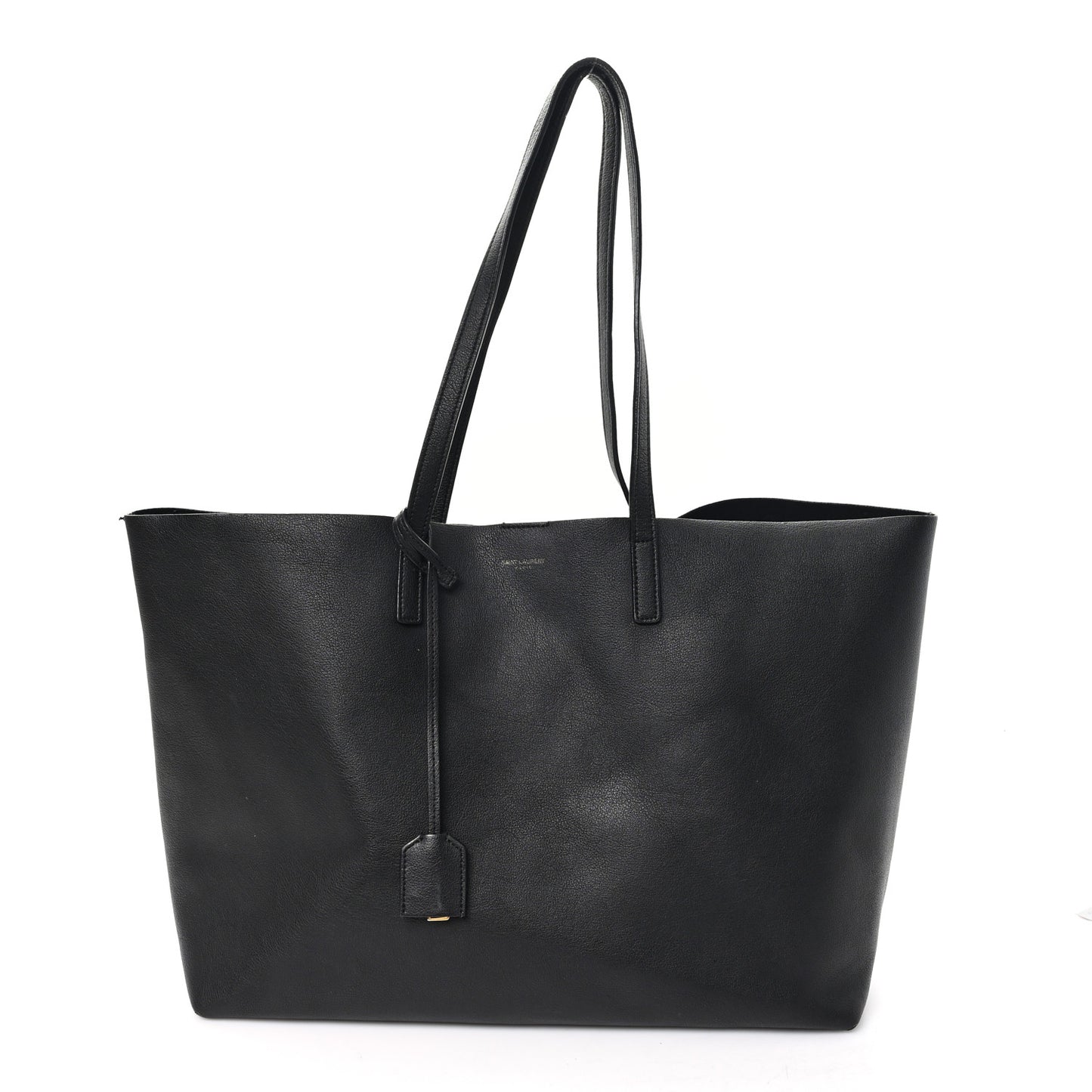 Calfskin Large Shopping Tote Black