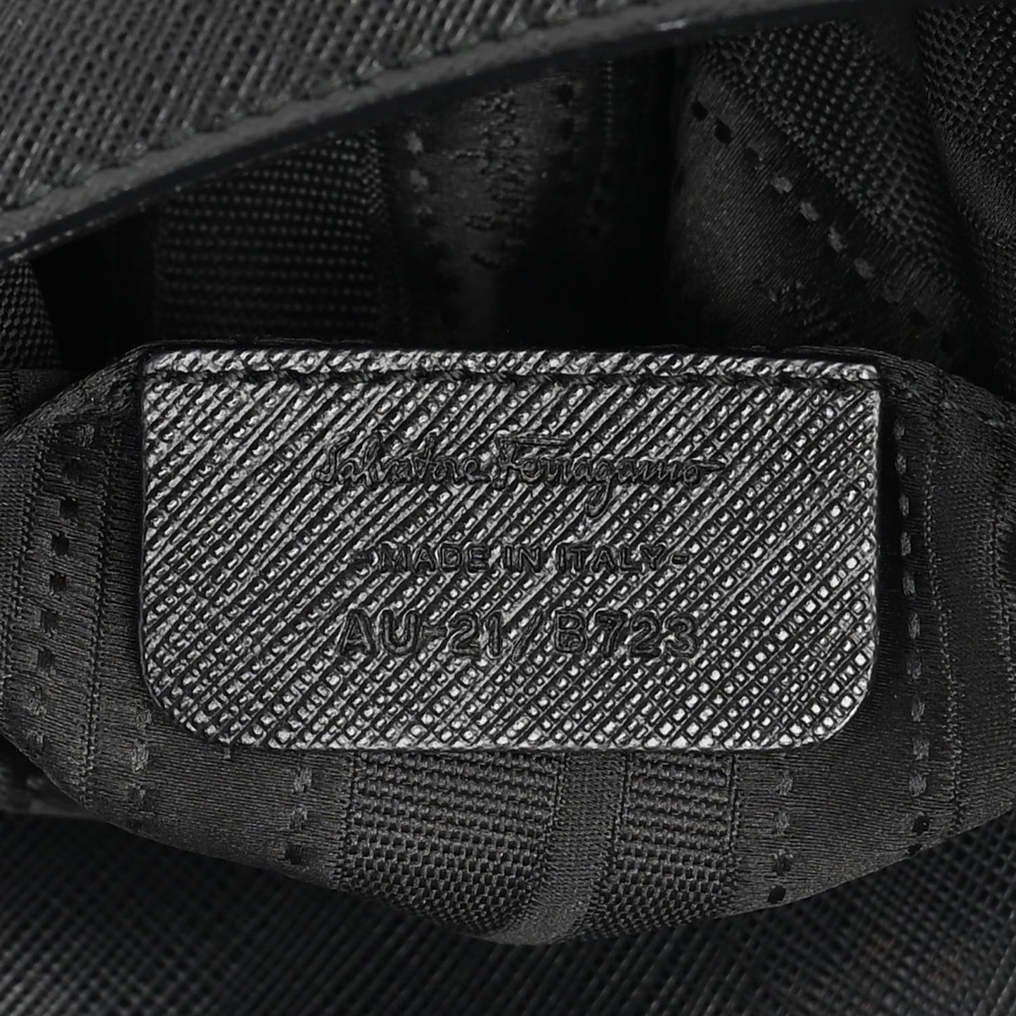 Printed Calfskin Rory Chain Shoulder Bag Black