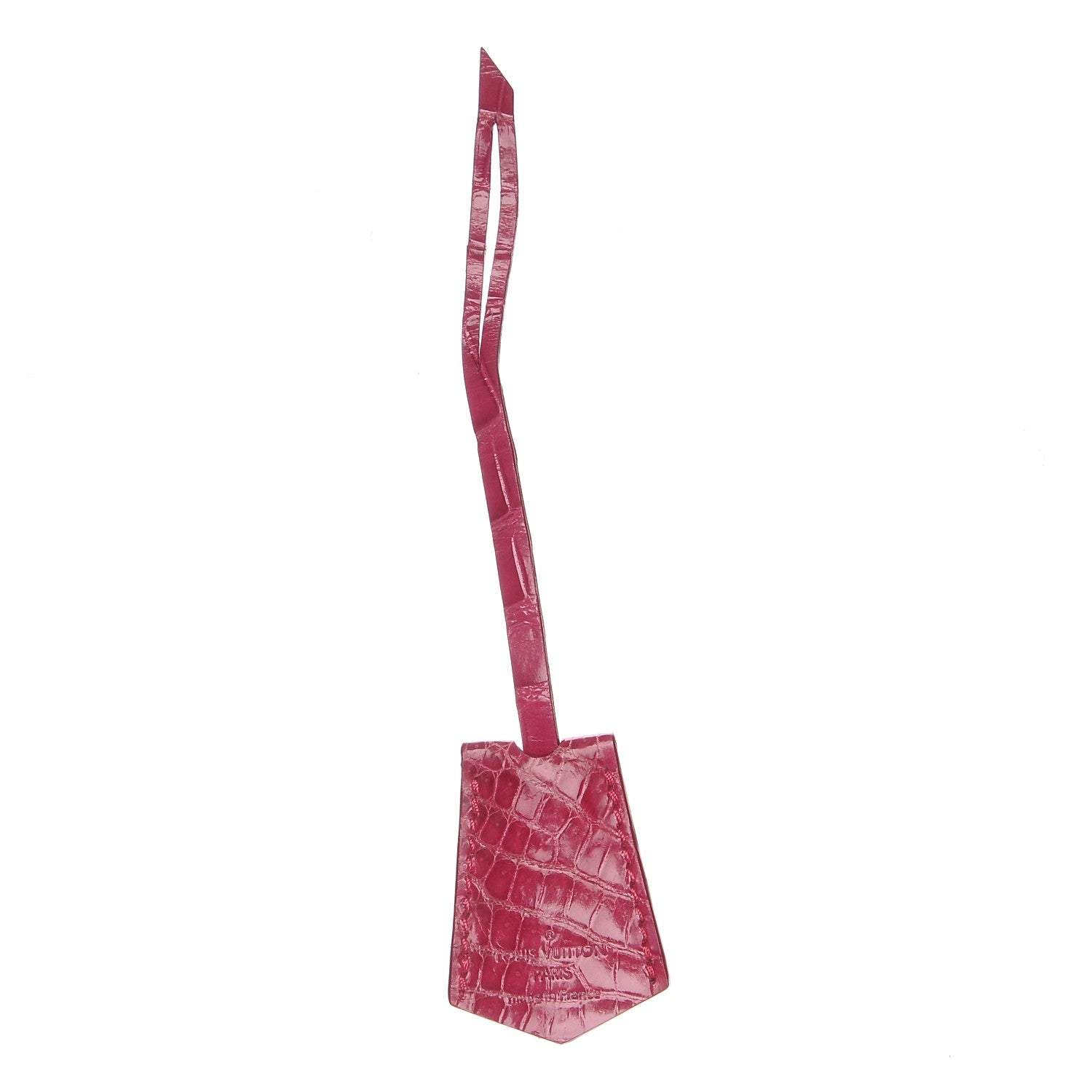 Louis Vuitton Crocodile Clochette Key Bell Holder Fuchsia 1 of 3
