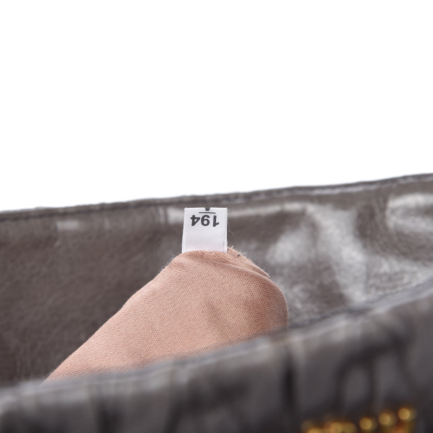 Miu Miu Nappa Matelasse Tote Argilla 9 of 11