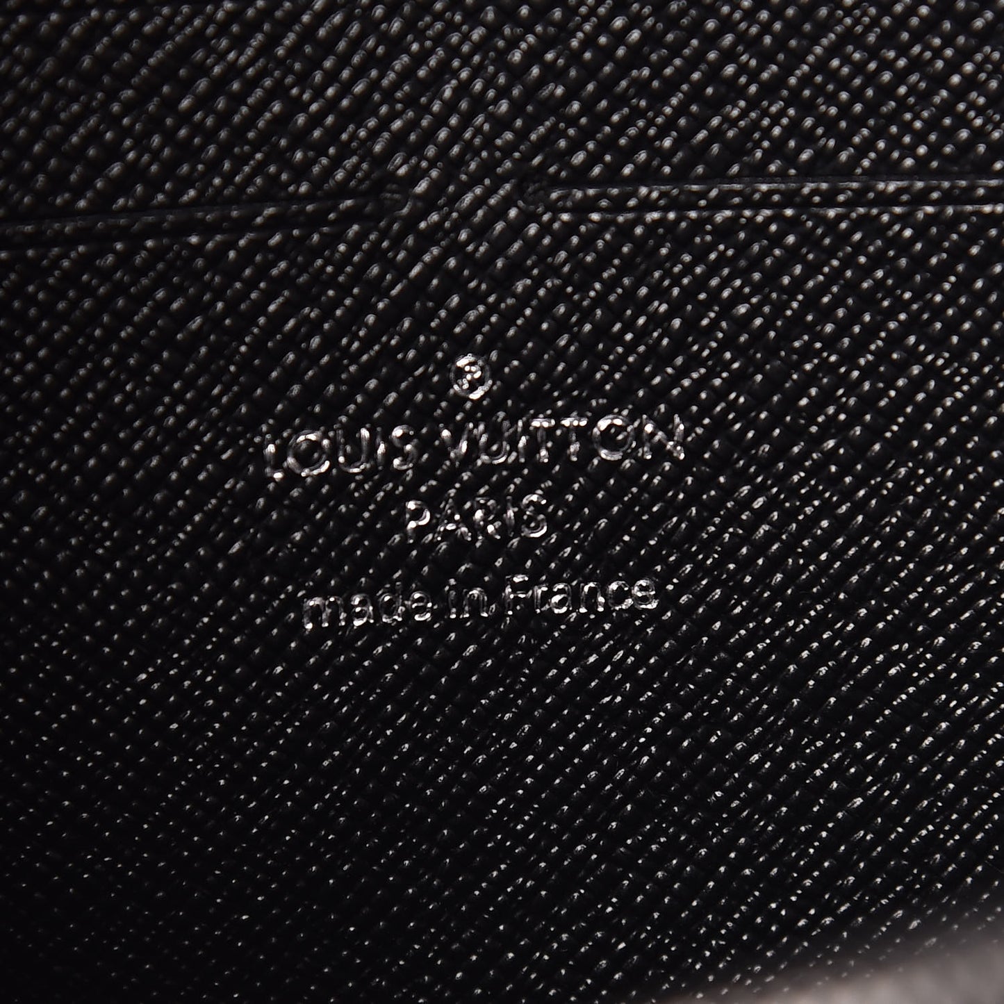 Epi LV Stories Twist Chain Wallet Black