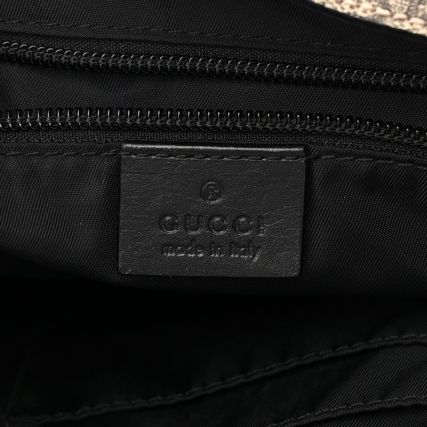 Gucci GG Supreme Monogram Web Flap Messenger Bag Black 6 of 15