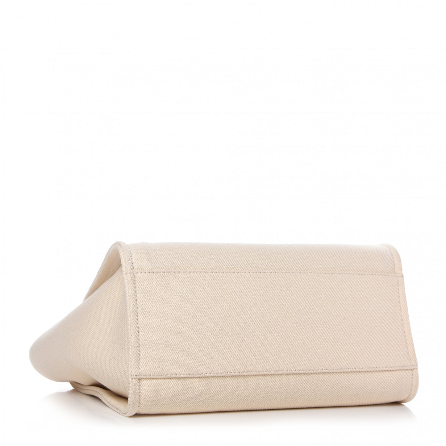 Canvas Pearl Medium Deauville Tote Ecru Beige